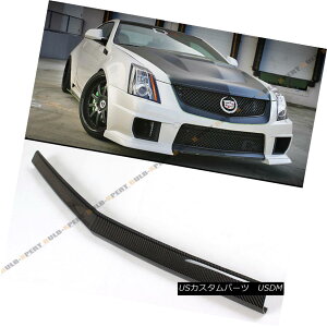 �G�A���p�[�c CARBON FIBER FRONT BUMPER CENTER LIP SPOILER FOR 2013-14 CADILLAC CTS-V 2D COUPE 2013-14 CADILLAC CTS-V 2D COUP�̃J�[�{���t�@�C�o�[�t�����g�o���p�[�Z���^�[���b�v�X�|�C���[ �y���s�A���i�z