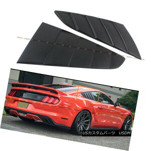 �G�A���p�[�c For Ford Mustang 2015-16 GT C Style Side Vent Window Quarter Scoop Louver Cover �t�H�[�h�}�X�^���O2015-16 GT C�X�^�C���T�C�h�x���g�E�B���h�E�N�H�[�^�[�X�N�[�v���[�o�[�J�o�[ �y���s�A���i�z
