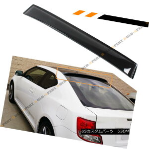 �G�A���p�[�c FOR 2011-2016 SCION tC AGT20 SMOKE REAR WINDOW VISOR ROOF SPOILER DEFLECTOR 2011-2016 SCION tC AGT20�X���[�N���A�E�C���h�E�o�C�p�X���[�t�X�|�C���[�f�t���N�^�[ �y���s�A���i�z