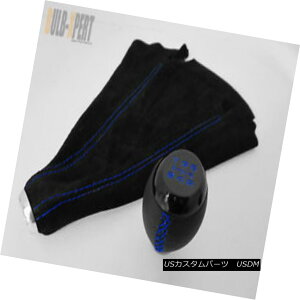 GAp[c FOR HONDA CIVIC SI COUPE 5 SPEED BLK LEATHER SHIFT KNOB+SUEDE BOOT BLUE STITCH z_EVrbNEV[v[5Xs[hEu[EU[EVtgEmu+XG[hEu[cEu[EXeBb`