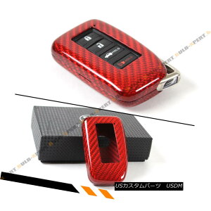 GAp[c FOR LEXUS 2014-2017 IS KEYLESS ENTRY SMART FOB RED CARBON FIBER SNAP ON CASE LEXUS 2014-2017̏ꍇAL[XGg[X}[gFOBԐFYf@ۃXibvP[X