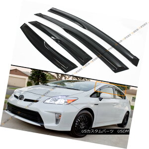 GAp[c FOR 2010-2015 3RD GEN TOYOTA PRIUS ZVW30 ZVW35 3D WAVY WINDOW VISOR VENT SHADE 2010N?2015N3RD GEN TOYOTA PRIUS ZVW30 ZVW35 3D WAVY WINDOW VISOR VENT SHADE