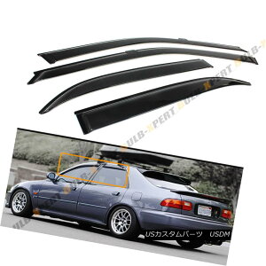 GAp[c FOR 92-95 HONDA CIVIC 4 DR SEDAN EG EH JDM SMOKE TINTED WINDOW VISOR RAIN GUARD z_VrbN4 DRZ_EG EH JDM\[LOegEChEoCU[CK[h