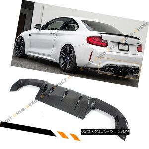 �G�A���p�[�c FOR 2016-2018 BMW F87 M2 PERFORMANCE STYLE CARBON FIBER REAR LIP BUMPER DIFFUSER 2016-2018 BMW F87 M2�p�t�H�[�}���X�X�^�C���J�[�{���t�@�C�o�[���A���b�v�o���p�[�f�B�t���[�U�[ �y���s�A���i�z