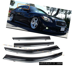 �G�A���p�[�c VIP CLIP-ON TYPE WINDOW VISOR W/ CHROME TRIM FOR 11-15 INFINITI M35h M37 Q70 M56 VIP CLIP-ON TYPE WINDOW VISOR W / CHROME TRIM FOR 11-15 INFINITI M35h M37 Q70 M56 �y���s�A���i�z