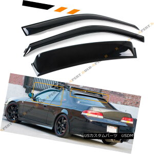 GAp[c For 1997-01 5th Gen Honda Prelude Rear Window Roof Visor + Rain Guard Door Visor 1997-015z_v[hAEBhE[toCU[+CK[hhAoCU[