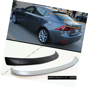 GAp[c VIP STYLE REAR ROOF SPOILER+ TRUNK LID WING FOR 2014-17 LEXUS IS250 IS350 IS200T VIPX^C̃A[tX|C[gNbWECO2014-17NTXIS250 IS350 IS200T