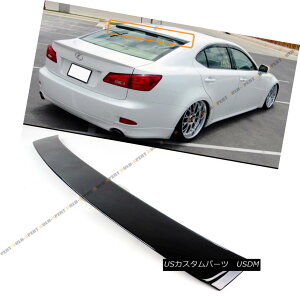 GAp[c FOR 2006-13 LEXUS IS 250/350/ ISF VIP PAINTED GLOSSY BLACK REAR ROOF TOP SPOILER NTX250/350 / ISF VIPhOXL[ubNA[tgbvX|C[