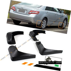 GAp[c 4 PCS FRONT  REAR SPLASH GUARDS DIRT MUD FLAPS SET FOR 2007-2011 TOYOTA CAMRY 4 PCS FRONTamp; 2007N2011NTOYOTA CAMRŶ߂ɐݒ肳ꂽAXvbVK[h_Xg}bhtbv