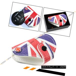 �G�A���p�[�c FOR 2008-18 MINI COOPER BLUE RED UNION JACK UK FLAG LEATHER KEY FOB HOLDER POUCH 2008-18 MINI COOPER BLUE RED UNION JACK�pUK�t���b�O���U�[�L�[�z���_�[�z���_�[�|�[�` �y���s�A���i�z