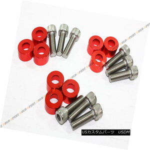 GAp[c 9PC RED 8MM MANIFOLD JDM ALUMINUM CUP WASHER BOLTS KIT FOR HONDA CIVIC EG EK 9PCbh8MM}jz[hJDMA~jEJbvbV[{lbgLbgiz_VrbNEK EKpj
