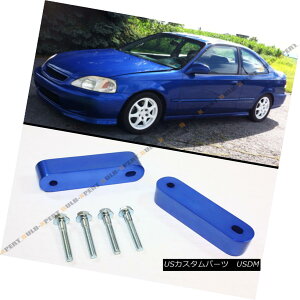 GAp[c For 1988-2000 Honda Civic EG EK EM Blue Motor Swap Hood Vent Riser Spacer X 2 1988-2000z_VrbNEG EK EMu[[^[Xbvt[hxgCU[Xy[T[X 2