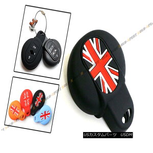 �G�A���p�[�c FOR 2015-2017 MINI COOPER KEY FOB BLK UNION JACK SILICONE PROTECTIVE CASE COVER 2015-2017 MINI COOPER KEY FOB BLK UNION JACK�V���R���v���e�N�V�����P�[�X�J�o�[ �y���s�A���i�z