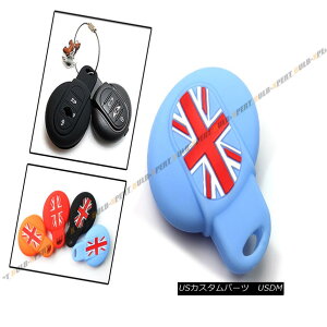 GAp[c FOR 2015-2017 MINI COOPER KEY FOB BLUE UNION JACK SILICONE PROTECTIVE CASE COVER 2015-2017 MINI COOPER KEY FOB BLUE UNION JACKVRveNVP[XJo[