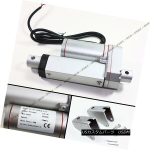 GAp[c Heavy Duty 2" Inch Linear Actuator Stroke 225 Lb Pound Max Lift 12V DC+ Brackets wr[f[eB2 "C`jAAN`G[^Xg[N225 Lb|hő僊tg12V DC +uPbg