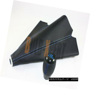 GAp[c M10 X 1.5 BLACK 6 SPEED SHIFT KNOB BLUE STITCHING + BLACK LEATHER BOOT FOR ACURA M10 X 1.5 BLACK 6Xs[hEVtgEmuEu[EXeBb`+ubNEU[Eu[cEAL
