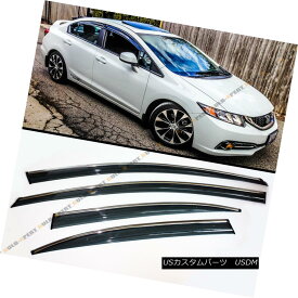 エアロパーツ FOR 2012-15 9TH GEN CIVIC FB SI SEDAN SMOKED WINDOW VISOR SHADE W/ CLIPS &amp; TAPE セカイモンでオークションeBayの日本向け公認サービス/海外オークションサイトセカイモン（sekaimon）eBay（イーベイ）は世界最大のオークションサイトです。 テープ