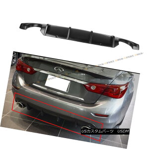 �G�A���p�[�c VIP BLK POLYURETHANE REAR BUMPER DIFFUSER LIP FOR 2014-2017 INFINITI Q50 Q50 S 2014-2017 INFINITI Q50 Q50 S�̂��߂�VIP BLK�|���E���^���㕔�o�b�t�@�f�B�t���[�U���b�v �y���s�A���i�z