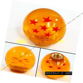 エアロパーツ DRAGON BALL Z 6 STAR STYLE ACRYLIC ROUND AUTO TRANSMISSION SHIFT KNOB FOR SCION ドラゴンボールZ 6スタースタイルアクリルループオートマチックトランスミッションシフトアクシオン