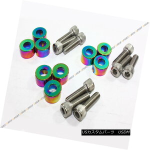 GAp[c 9PC NEO CHROME MANIFOLD ALUMINUM CUP WASHER BOLTS KIT FOR 1988-2015 HONDA CIVIC 1988N2015Ñz_VrbN9PClIN[}jz[hA~jEJbvbV[{gLbg