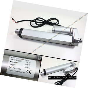 GAp[c Heavy Duty 6" Inch Linear Actuator Stroke 225 Lb Pound Max Lift 12V Volt DC wr[f[eB6C`C`jAAN`G[^Xg[N225|hő僊tg12V{gDC