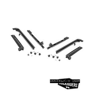 �y�E�\�t�g�g�b�v 2007-2017 Jeep Wrangler Unlimited Door Surround Kit for Frameless Style Soft Top 2007�N-2017�W�[�v�����O���[�������h�A�T���E���h�L�b�g�i�t���[�����X�X�^�C���p�\�t�g�g�b�v�j