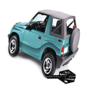 �y�E�\�t�g�g�b�v 1988-1994 Suzuki Sidekick Geo Tracker Vitara Soft Top with Clear Windows Black 1988-1994�X�Y�L�T�C�h�L�b�N�W�I�g���b�J�[Vitara�\�t�g�g�b�v�N���A�E�B���h�E�u���b�N �y���s�A���i�z