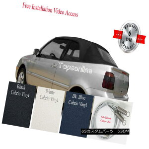 yE\tggbv VW Cabrio Golf 3 Convertible Soft Top Kit  Install Video, 1995-01 Cabrio Vinyl VW Cabrio Golf 3Ro[`u\tggbvLbgamp; rfICXg[A1995-01 Cabrio Vinyl