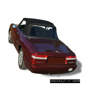 �y�E�\�t�g�g�b�v Alfa Romeo Spider Graduate Veloce Convertible Soft Top BLACK Stayfast Cloth Alfa Romeo Spider Graduate�x���A�R���o�[�`�u���\�t�g�g�b�vBLACK Stayfast Cloth �y���s�A���i�z