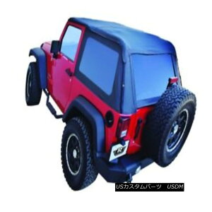 �y�E�\�t�g�g�b�v Rampage 109935 Frameless Soft Top Kit Black Diamond 2007-2018 JK Wrangler 2 Door �����y�C�W109935�t���[�����X�\�t�g�g�b�v�L�b�g�u���b�N�_�C�������h2007-2018 JK Wrangler 2 Door
