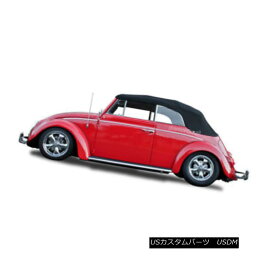 幌・ソフトトップ VW Volkswagen Beetle, Bug 1963-1967 convertible soft top Black Stayfast Cloth VWフォルクスワーゲンビートル、バグ1963-1967コンバーチブルソフトトップブラックステイファストクロス