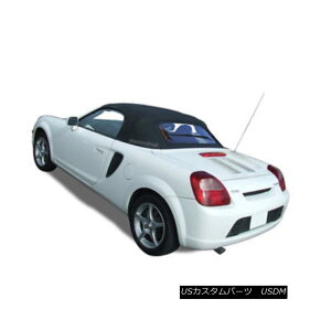 yE\tggbv BRAND NEW TOYOTA MR2 / MRS Convertible Soft Top 2000-2007 Black Stayfast Cloth uhj[g^MR2 / MRSRo[`u\tggbv2000-2007ubNXeCt@XgNX