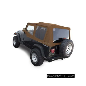 yE\tggbv Jeep Wrangler YJ Soft Top, 88-95, Upper Doors, Tinted Windows, Spice Denim W[vO[YJ\tggbvA88-95ÃhAAFEBhEAXpCXfj
