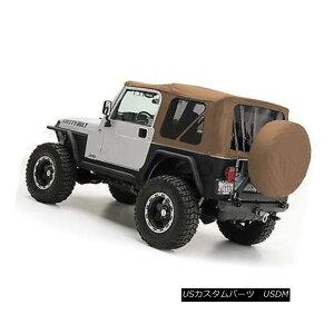 �y�E�\�t�g�g�b�v Smittybilt New Soft Top Tan Jeep Wrangler 1997-2006 Smittybilt�V�����\�t�g�g�b�v�^���W�[�v�����O���[1997-2006 �y���s�A���i�z