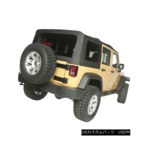 �y�E�\�t�g�g�b�v Rugged Ridge Replacement Soft Top Tinted-Black, Wrangler JK 4dr.; 13742.35 ���ȃ��b�W�����\�t�g�g�b�v�e�B���e�b�h�u���b�N�AWrangler JK 4dr .; 13742.35 �y���s�A���i�z
