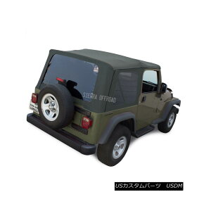�y�E�\�t�g�g�b�v Jeep Wrangler TJ Soft top, 2003-2006, Tinted Windows, Khaki Diamond �W�[�v�����O���[TJ�\�t�g�g�b�v�A2003�N?2006�N�A�e�B���e�b�h�E�E�B���h�E�A�J�[�L�E�_�C�������h �y���s�A���i�z