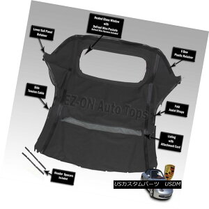 yE\tggbv EZ ON Porsche 986 Boxster 97-02 Convertible Soft Top  Glass Window Black Cloth EZ ON|VF986{NX^[97-02Ro[`u\tggbvamp; KXz
