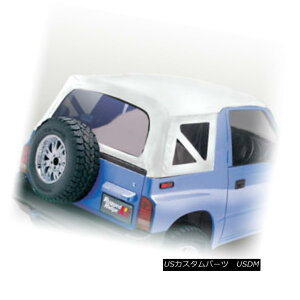 �y�E�\�t�g�g�b�v Rugged Ridge 53702.52 Soft Top White Denim Clear Windows 88-94 Suzuki Sidekicks Rugged Ridge 53702.52�\�t�g�g�b�v�z���C�g�f�j���N���A�E�B���h�E88-94�X�Y�L�T�C�h�L�b�N�X �y���s�A���i�z