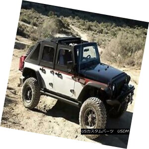 yE\tggbv 2007-2016 Jeep Wrangler Unlimited Rampage TrailView Frameless Soft Top Kit 2007-2016W[vO[\TrailViewt[X\tggbvLbg