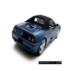 yE\tggbv FERRARI 355 F355 SPIDER CONVERTIBLE SOFT TOP  WINDOW 1995-1999 Black Stayfast tF[355 F355Xs[J[Ro`u\tggbvamp; WINDOW 1995-1999 Black Stayfast