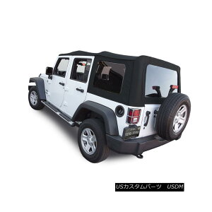 yE\tggbv Jeep Wrangler Soft Top for 2010-2017 4DR JK, Tinted Windows, Black Twill W[vO[\tggbv2010-2017N4DR JKAeBebhEChEYAubNcC