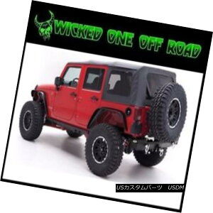 �y�E�\�t�g�g�b�v Smittybilt Replacement Soft Top for 07-09 Jeep Wrangler (4-dr) Smittybilt�����p�\�t�g�g�b�v�i07-09�W�[�v�����O���[�i4-dr�j�j �y���s�A���i�z