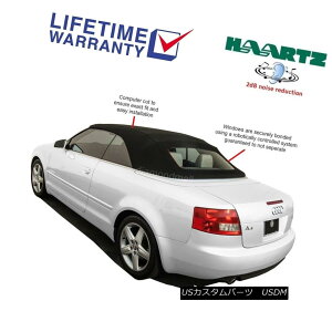 yE\tggbv Audi A4/S4 Convertible Soft Top With Heated Glass window in Black Stayfast Cloth AEfBA4 / S4Ro[`u\tggbvAF̉MꂽKXt
