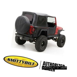 �y�E�\�t�g�g�b�v Smittybilt Replacement Soft Top w/ Half Door Skins 87-95 Jeep Wrangler YJ Black Smittybilt�����\�t�g�g�b�v/�n�[�t�h�A�X�L��87-95�W�[�v�����O���[YJ�u���b�N �y���s�A���i�z