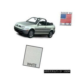 幌・ソフトトップ VW Volkswagen Golf Cabrio Cabriolet 1995-2001 Convertible Soft Top WHITE Vinyl VWフォルクスワーゲンゴルフCabrio Cabriolet 1995-2001コンバーチブルソフトトップWHITE Vinyl