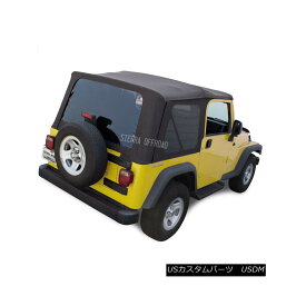 幌・ソフトトップ Jeep Wrangler TJ Soft top, 2003-2006, Tinted Windows, Black Diamond ジープ・ラングラーTJソフトトップ、2003年?2006年、ティンテッド・ウィンドウズ、ブラック・ダイヤモンド 【並行輸入品】
