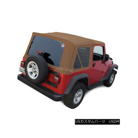 幌・ソフトトップ Jeep Wrangler TJ Soft top, 2003-2006, Tinted Windows, Spice Sailcloth ジープ・ラングラーTJソフトトップ、2003年?2006年、ティンテッド・ウィンドウ、スパイス・セイルクロス 【並行輸入品】