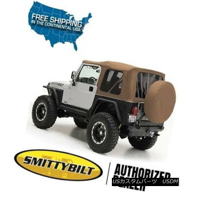 �y�E�\�t�g�g�b�v Smittybilt Replacement Soft Top w/ Tinted Windows 97-06 Jeep Wrangler TJ 9970217 Smittybilt�����p�\�t�g�g�b�v�A�F�t��Windows 97-06�W�[�v�����O���[TJ 9970217 �y���s�A���i�z