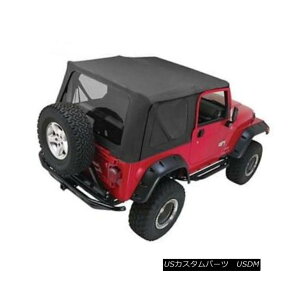 �y�E�\�t�g�g�b�v Rampage Complete Soft Top w/ Frame 97-06 Jeep Wrangler TJ 68735 Black Diamond �\�����S�ȃ\�t�g�g�b�v�t���[��97-06�W�[�v�����O���[TJ 68735�u���b�N�_�C�������h �y���s�A���i�z
