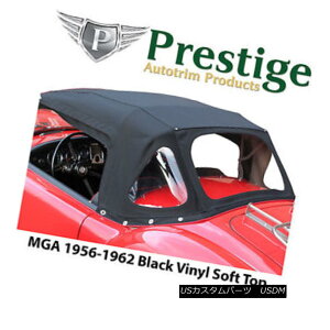 �y�E�\�t�g�g�b�v MGA Soft Tops Convertible Tops Black Vinyl 1956-1962 MGA�\�t�g�g�b�v�X�E�R���o�[�`�u���E�g�b�v�Y�u���b�N�E�r�j�[��1956-1962 �y���s�A���i�z